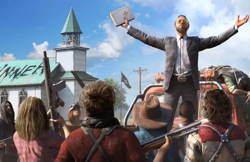 Illustration for article titled Far Cry 5 es puro caos y refleja a la perfecciĂłn el terror del extremismo